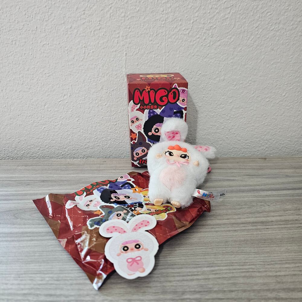 Migos Troublemaker Cream White Rabbit OPEN CONFIRMED BOX Vinyl Plush Pendent